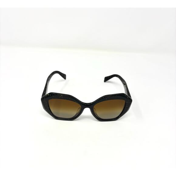 Prada Geometric SPR 16W-F Sunglasses Black Yellow Marble main image 7
